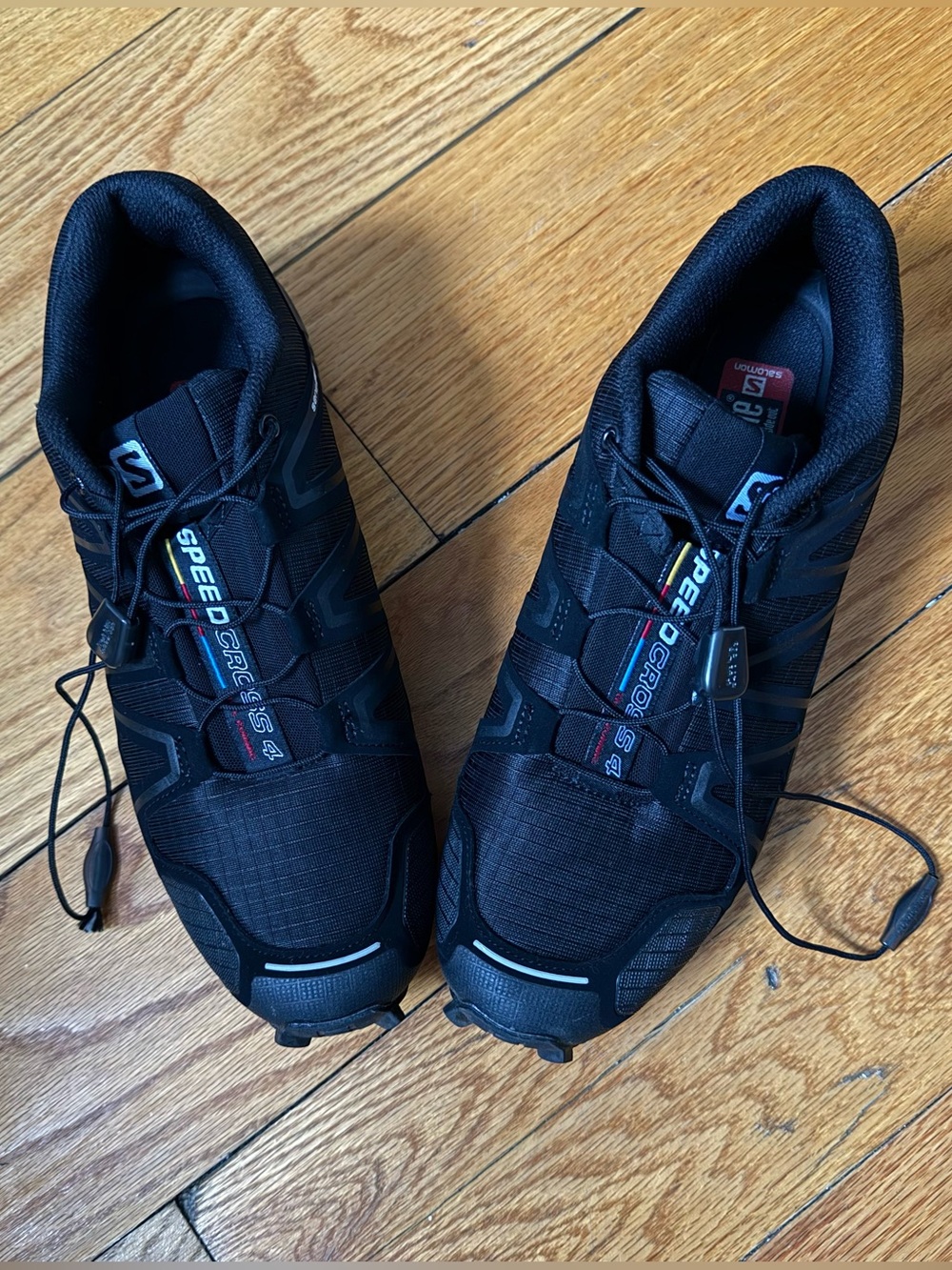 Salomon Speedcross 4 Men's Trail Shoes - Black with Subtle Red